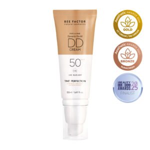 Witte tube Bee Factor DD Face Cream SPF50, tint 02.